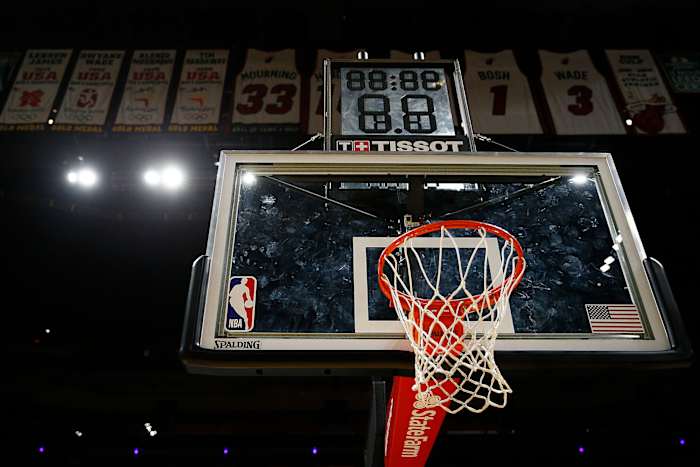 American Airlines Arena after the NBA suspends the season due to coronavirus concerns.